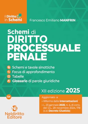 Schemi di diritto processuale penale 2025 Schemi di diritto processuale penale 2025 von Neldiritto Editore