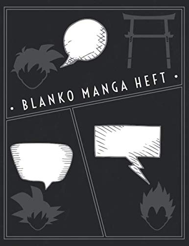 Blanko Manga Heft: Manga Skizzenbuch | Leeres Manga Heft | Manga zeichenbuch | Manga Zeichenpapier | Vielzahl von Manga Raster für Manga Zeichnen | Manga Block | 100 Seiten von Independently published