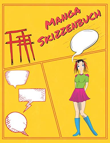 Manga Skizzenbuch: Blanko Manga Heft | Leeres Manga Heft | Manga zeichenbuch | Vielzahl von Manga Raster für Manga Zeichnen | Manga Block | Manga Zeichenpapier | 100 Seiten von Independently published