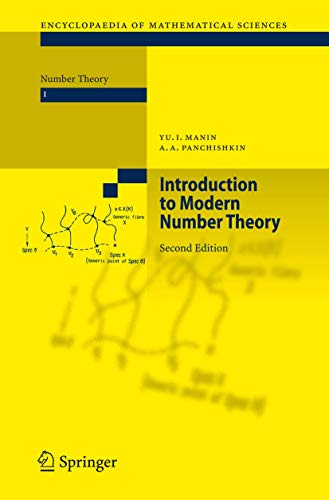 Introduction to Modern Number Theory: Fundamental Problems, Ideas and Theories (Encyclopaedia of Mathematical Sciences, 49, Band 49)
