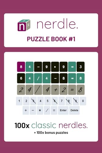 Nerdle puzzle book 1: Official puzzle book from nerdle, the daily numbers game. von Independently published