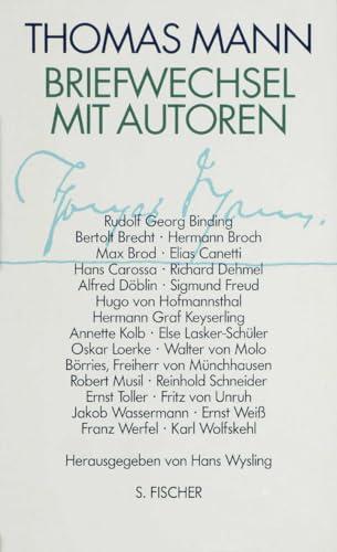 Briefwechsel mit Autoren Briefwechsel mit Autoren von FISCHERVERLAGE