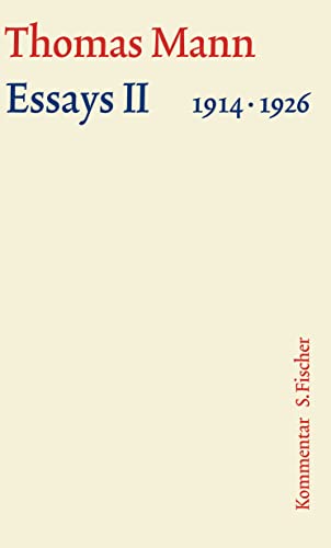 Essays II 1914-1926: Kommentar Essays II 1914-1926: Kommentar