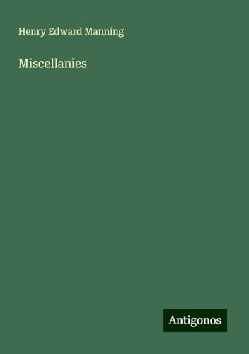 Miscellanies von Antigonos Verlag