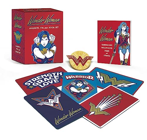 Wonder Woman: Magnets, Pin, and Book Set (RP Minis) von Running Press Mini Editions
