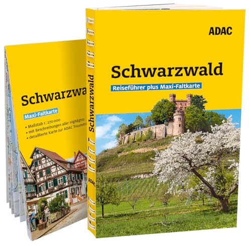 ADAC Reiseführer plus Schwarzwald: Mit Maxi-Faltkarte und praktischer Spiralbindung von ADAC
