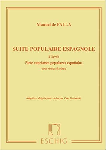 Suite populaire espagnole (Kochanski) - Vl/Po