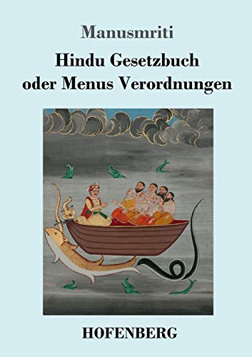 Hindu Gesetzbuch oder Menus Verordnungen von Hofenberg