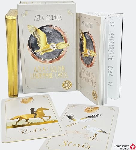 Azra’s Golden Lenormand: 36 Golden Lenormand cards in modern, enchanting design Azra’s Golden Lenormand: 36 Golden Lenormand cards in modern, enchanting design von AGM-Urania