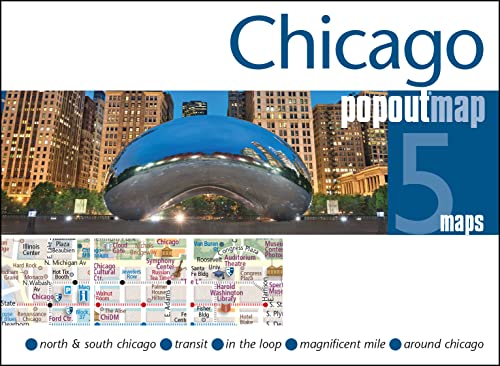 Chicago Double: PopOut Map (Popout Maps) von Heartwood Publishing