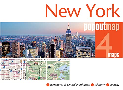 New York Double: PopOut Map (Popout Maps) von Heartwood Publishing