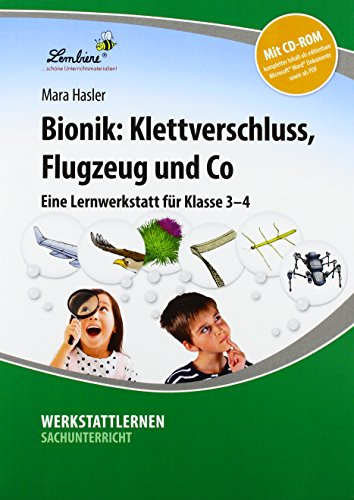 Bionik: Klettverschluss, Flugzeug und Co.: (3. und 4. Klasse)