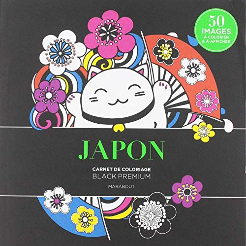 Black Premium : Japon: Carnet de coloriage black premium