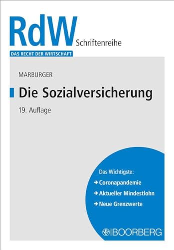 Die Sozialversicherung (Das Recht der Wirtschaft)