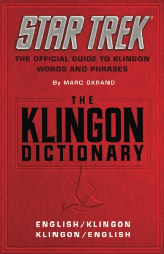 The Klingon Dictionary: English/Klingon, Klingon/English (Star Trek) von Pocket Books/Star Trek