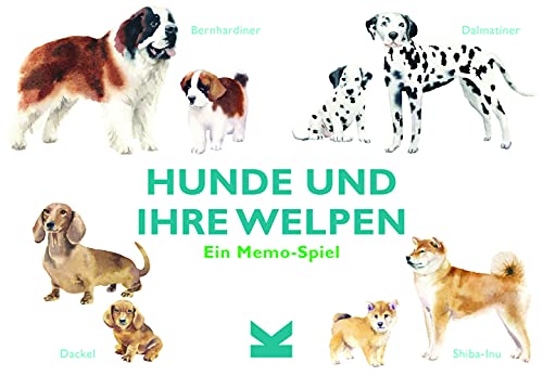 Hunde und ihre Welpen (Spiel): Ein Memo-Spiel