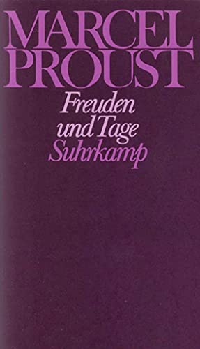 Werke. Frankfurter Ausgabe: Werke I. Band 1: Freuden und Tage und andere Erzählungen und Skizzen aus den Jahren 1892-1896 Werke. Frankfurter Ausgabe: Werke I. Band 1: Freuden und Tage und andere Erzählungen und Skizzen aus den Jahren 1892-1896