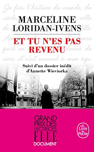 Et tu n'es pas revenu von Le Livre de Poche