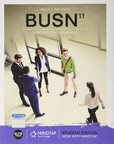 Bundle: BUSN + MindTap Business, 1 Term (6 Months) Printed Access Card, m. Buch, m. Online-Zugang: Introduction to Business (New, Engaging Titles from 4ltr Press) von Cengage Learning