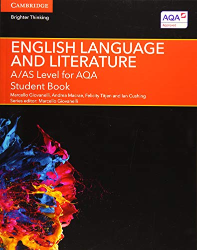 A/AS Level English Language and Literature for AQA Student Book (Level (As) English Language and Literature Aqa)
