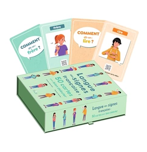 Langue des signes française : 50 cartes pour bien débuter: Une première découverte à la LSF dès 7 ans von CTP RUE ENFANTS