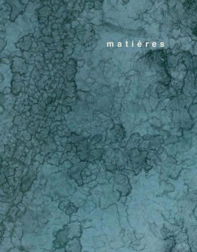 Matières n°14: L'oeuvre et le temps