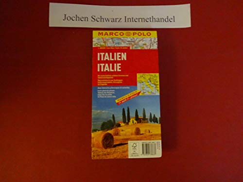 MARCO POLO Länderkarte Italien 1:800.000: Mit landschaftlich schönen Strecken und Sehenswürdigkeiten. Übersichtskarte zum Ausklappen, ... 26 Citypläne (MARCO POLO Länderkarten)