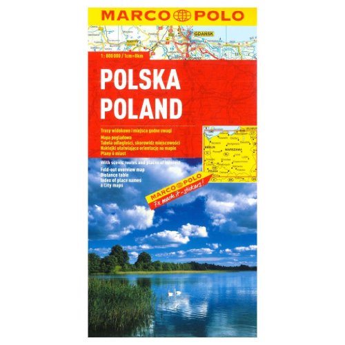 MARCO POLO Länderkarte Polen 1:800.000: Mit landschaftlich schönen Strecken und Sehenswürdigkeiten. Übersichtskarte zum Ausklappen, ... 6 Citypläne (MARCO POLO Länderkarten)