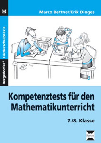 Kompetenztests Mathematikunterricht - 7./8. Kl.: (7. und 8. Klasse) von Persen Verlag In Der Aap Lehrerwelt