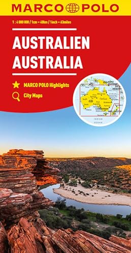 MARCO POLO Kontinentalkarte Australien 1:4 Mio.