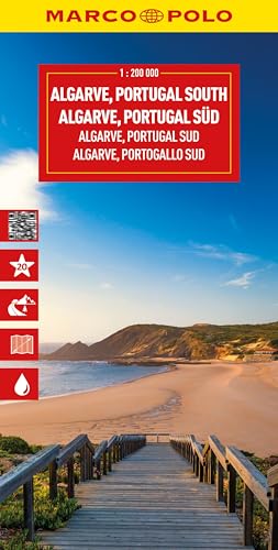 MARCO POLO Reisekarte Algarve, Portugal Süd 1:200.000: Straßenkarte und Autokarte mit sehenswerten Strecken, Highlights und digitaler Erweiterung (Marco Polo Maps) von MARCO POLO ein Imprint von MAIRDUMONT