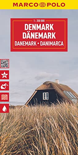 MARCO POLO Reisekarte Dänemark 1:350.000 (Marco Polo Maps)