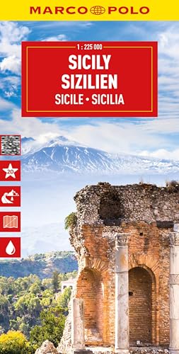 MARCO POLO Reisekarte Italien 14 Sizilien 1:225.000: Straßenkarte und Autokarte mit sehenswerten Strecken, Highlights und digitaler Erweiterung von MARCO POLO ein Imprint von MAIRDUMONT