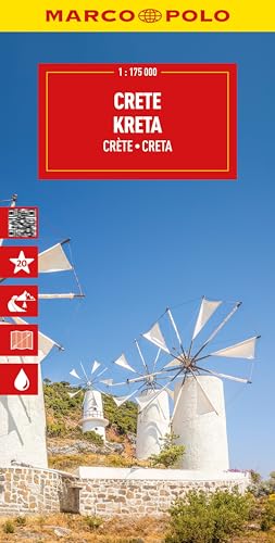 MARCO POLO Reisekarte Kreta 1:175.000: Straßenkarte und Autokarte mit sehenswerten Strecken, Highlights und digitaler Erweiterung (Marco Polo Maps) von MARCO POLO ein Imprint von MAIRDUMONT