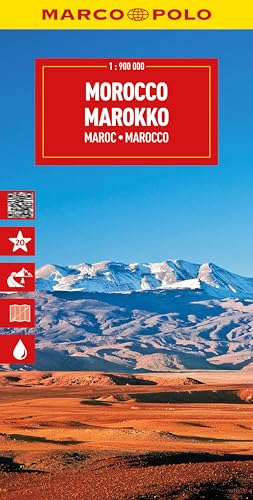 MARCO POLO Reisekarte Marokko 1:900.000: Straßenkarte und Autokarte mit sehenswerten Strecken, Highlights und digitaler Erweiterung (Marco Polo Maps) von MARCO POLO ein Imprint von MAIRDUMONT