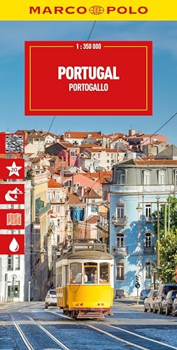 MARCO POLO Reisekarte Portugal 1:350.000: Straßenkarte und Autokarte mit sehenswerten Strecken, Highlights und digitaler Erweiterung (Marco Polo Maps)