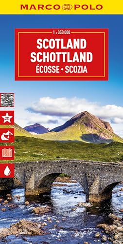 MARCO POLO Reisekarte Schottland 1:350.000: Straßenkarte und Autokarte mit sehenswerten Strecken, Highlights und digitaler Erweiterung (Marco Polo Maps) von MARCO POLO ein Imprint von MAIRDUMONT