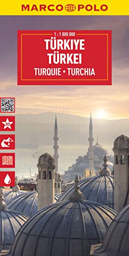 MARCO POLO Reisekarte Türkei 1:1 Mio.: Straßenkarte und Autokarte mit sehenswerten Strecken, Highlights und digitaler Erweiterung (Marco Polo Maps) von MARCO POLO ein Imprint von MAIRDUMONT