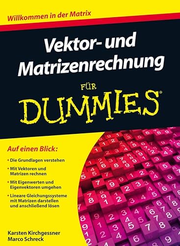 Vektor- und Matrizenrechnung Für Dummies: Willkommen in der Matrix von Wiley
