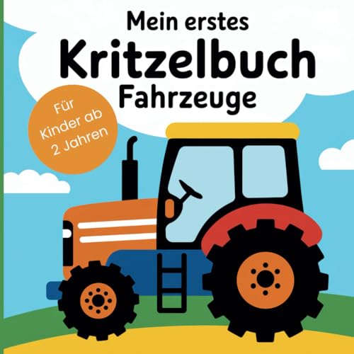 Mein erstes Malbuch Fahrzeuge. Für Kinder ab 2 Jahren: Mit 70 großen Bildern, für leichteres ausmalen! von Independently published