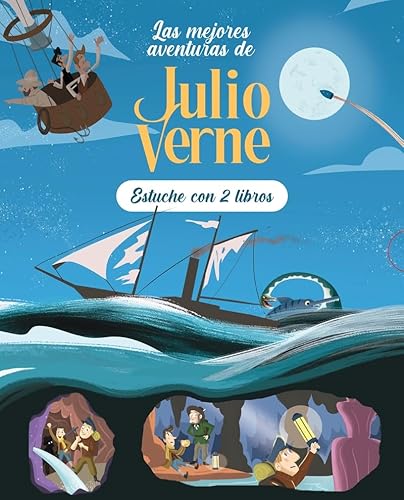 Las mejores aventuras de Julio Verne: Estuche de dos libros (Mi primera biblioteca) von Shackleton Kids