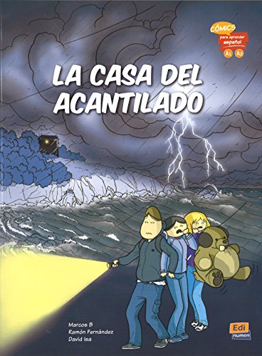 Cómics Para Aprender Español A1/A2 La Casa del Acantilado: Comics Para Aprender Espanol (Comics Para Apprender Espanol) von Edinumen