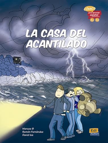 Cómics Para Aprender Español A1/A2 La Casa del Acantilado: Comics Para Aprender Espanol (Comics Para Apprender Espanol) von Edinumen