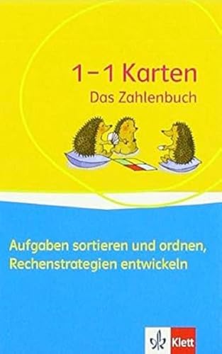 Das Zahlenbuch 1-2: 1-1 Karten. Aufgaben sortieren und ordnen, Rechenstrategien entwickeln Klasse 1-2 (Das Zahlenbuch. Ausgabe ab 2017) von Klett