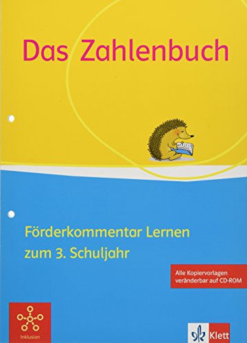 Das Zahlenbuch 3: Förderkommentar Lernen mit Kopiervorlagen und CD-ROM Klasse 3 (Das Zahlenbuch. Ausgabe ab 2017) von Klett