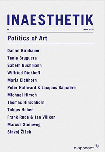 Inästhetik 1: Politiken der Künste (hors série): Politics of Art