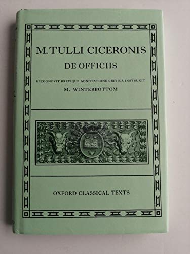 De Officiis (Oxford Classical Texts)