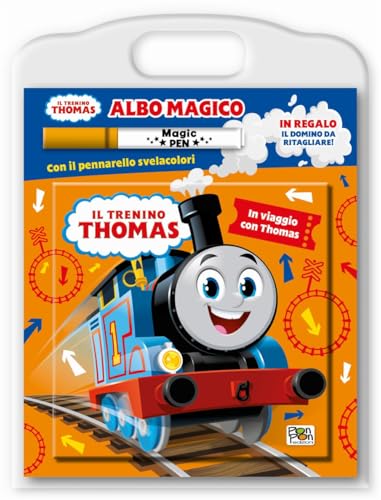In viaggio con Thomas. Il trenino Thomas. Albo magico. Ediz. a colori. Con pennarello svelacolori von Pon Pon Edizioni