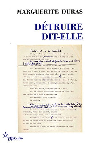Detruire, Dit-Elle von Editions de Minuit,France