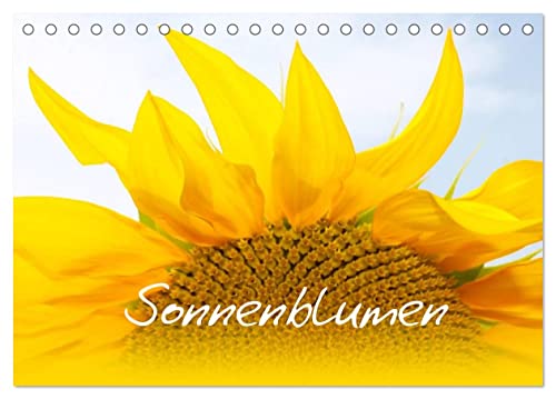 Sonnenblumen - die Blumen der Lebensfreude (Tischkalender 2025 DIN A5 quer), CALVENDO Monatskalender von CALVENDO